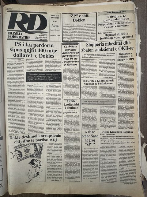 Rilindja Demokratike 1995-04-07