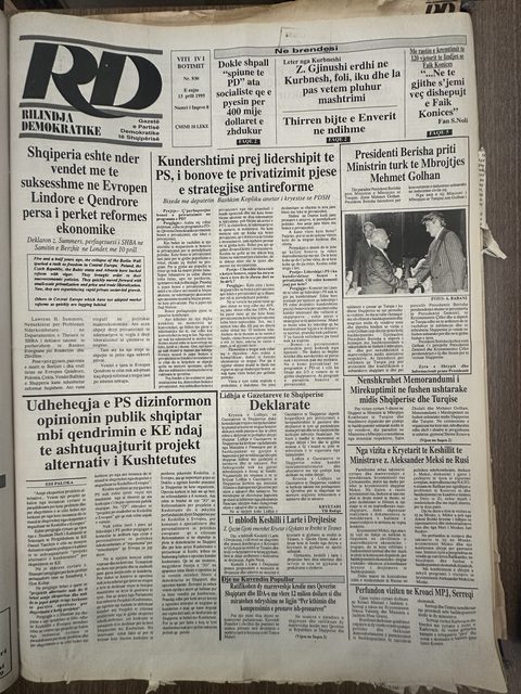 Rilindja Demokratike 1995-04-13