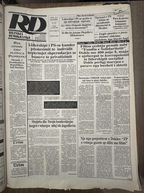 Rilindja Demokratike 1995-04-16