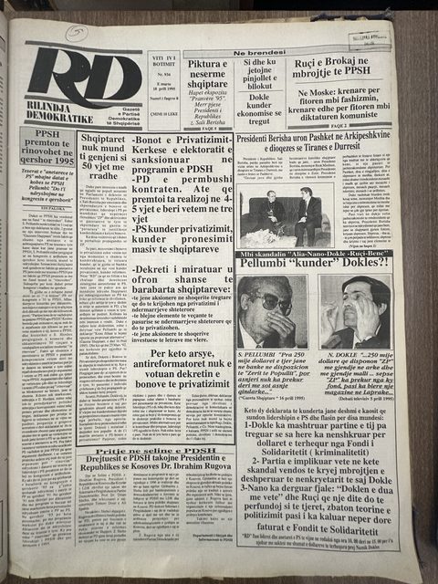 Rilindja Demokratike 1995-04-18