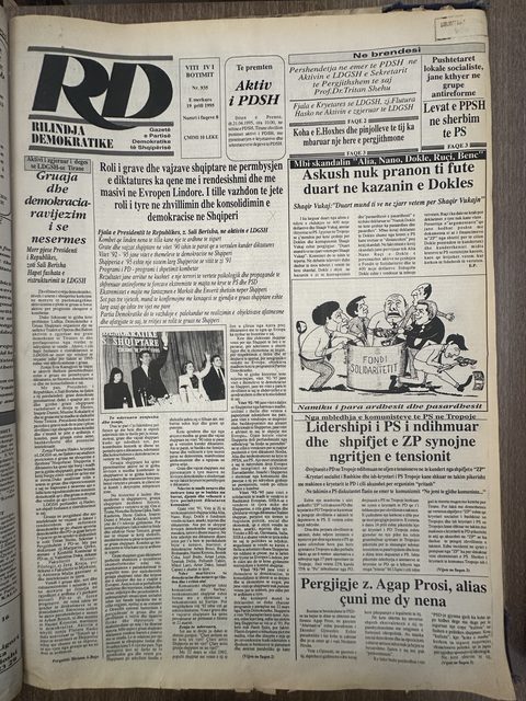 Rilindja Demokratike 1995-04-19