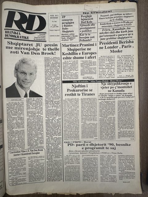 Rilindja Demokratike 1995-04-27