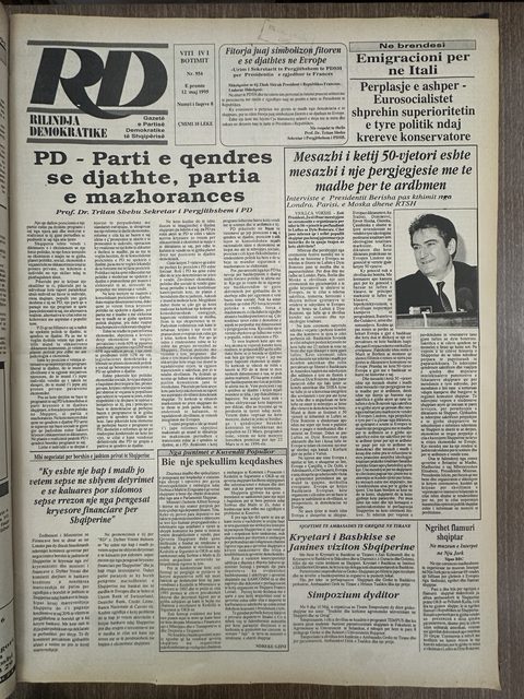 Rilindja Demokratike 1995-05-12