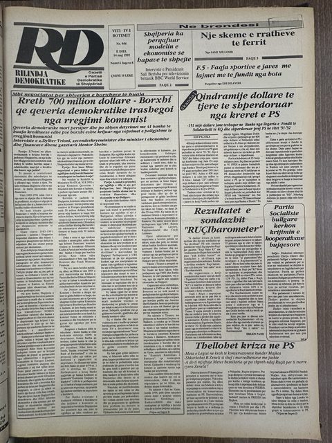 Rilindja Demokratike 1995-05-14