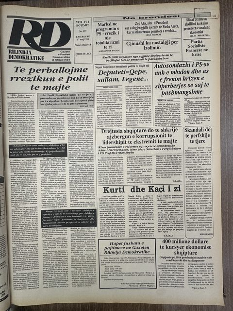 Rilindja Demokratike 1995-05-17