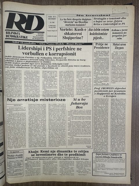 Rilindja Demokratike 1995-05-19
