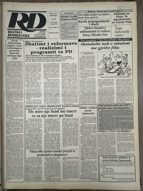 Rilindja Demokratike 1995-05-20