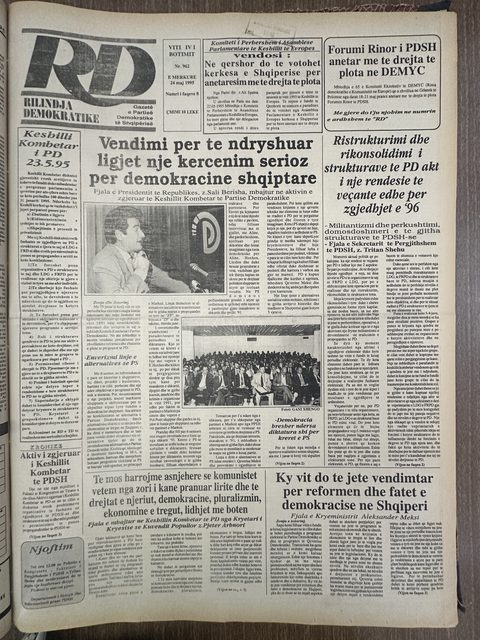 Rilindja Demokratike 1995-05-24