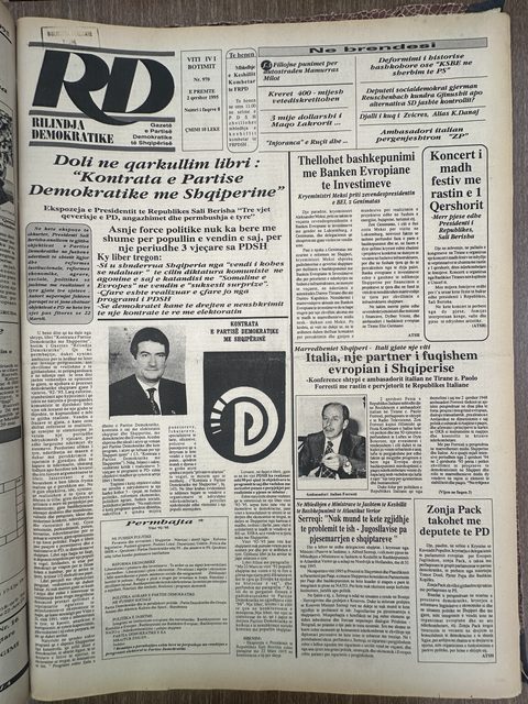 Rilindja Demokratike 1995-06-02
