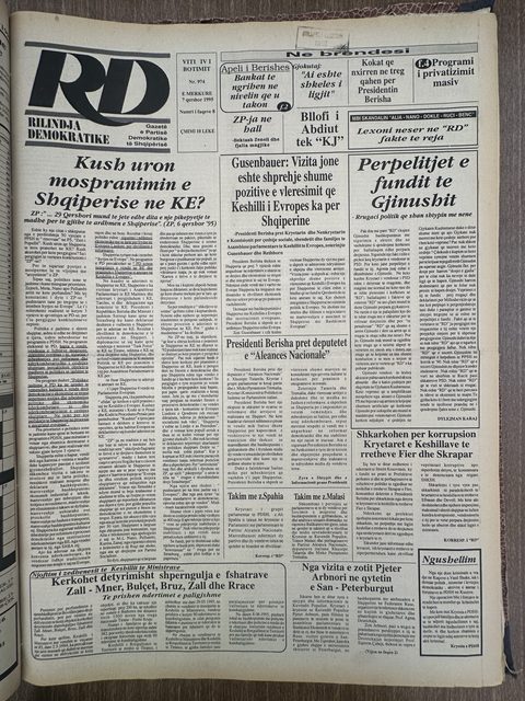 Rilindja Demokratike 1995-06-07