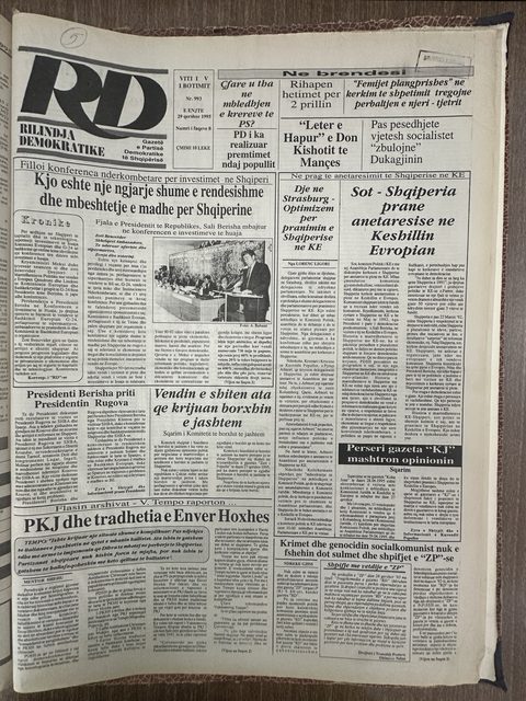 Rilindja Demokratike 1995-06-29