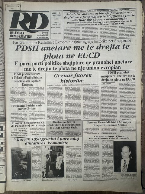 Rilindja Demokratike 1995-07-02