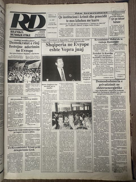 Rilindja Demokratike 1995-07-15