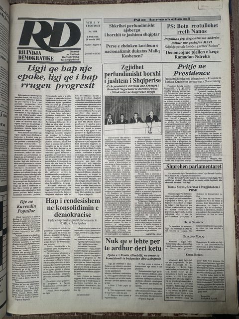 Rilindja Demokratike 1995-07-28