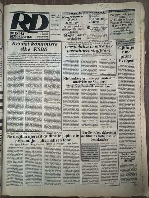 Rilindja Demokratike 1995-08-02
