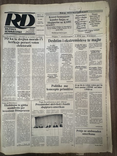 Rilindja Demokratike 1995-08-03