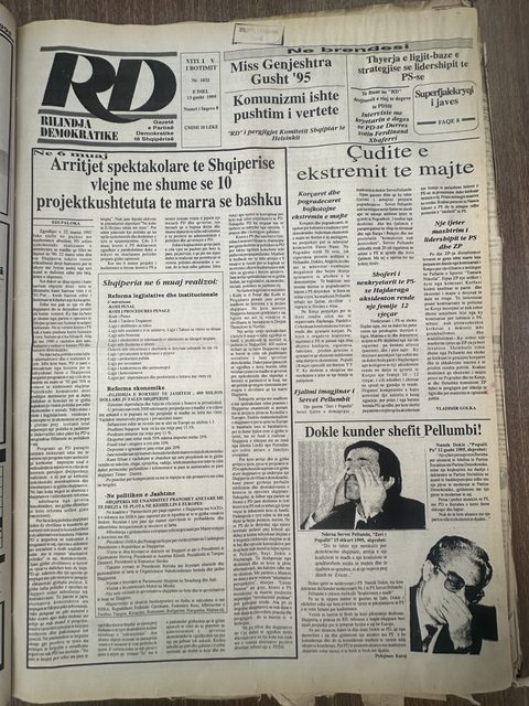 Rilindja Demokratike 1995-08-13