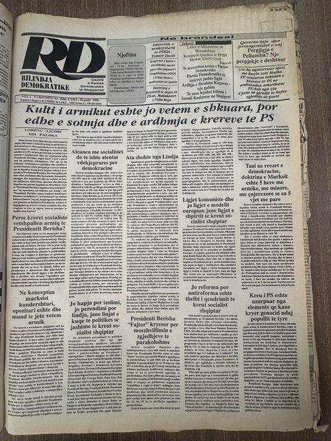 Rilindja Demokratike 1995-08-20