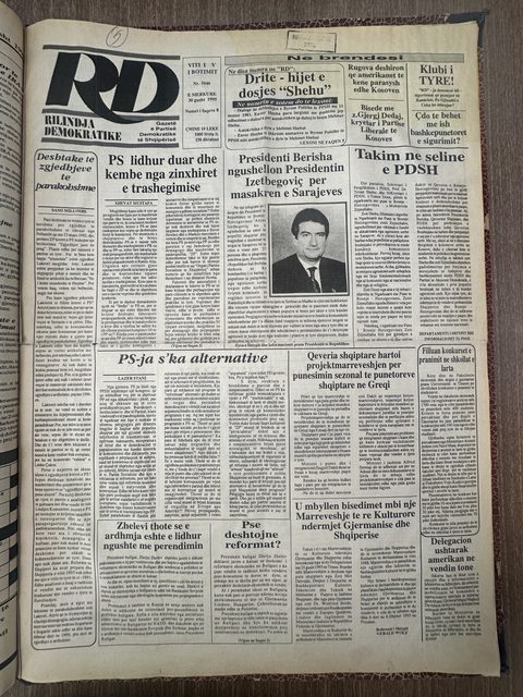 Rilindja Demokratike 1995-08-30