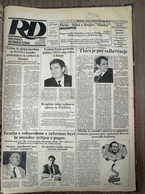 Rilindja Demokratike 1995-08-31