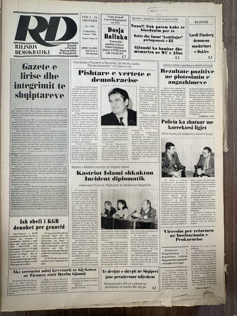 Rilindja Demokratike 1996-01-05