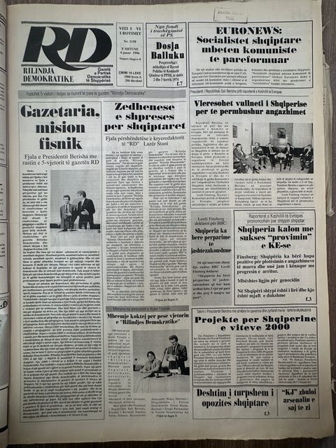 Rilindja Demokratike 1996-01-06