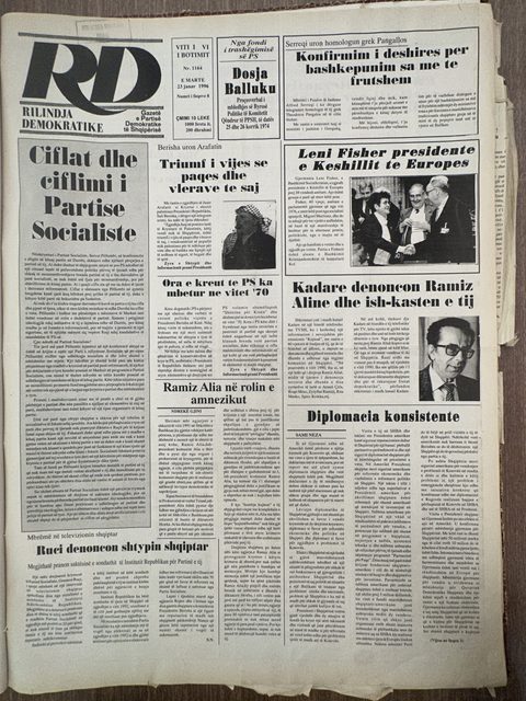 Rilindja Demokratike 1996-01-23