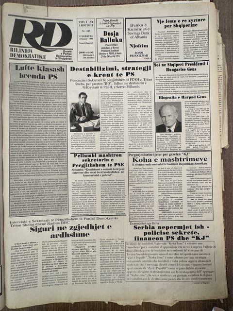Rilindja Demokratike 1996-01-24