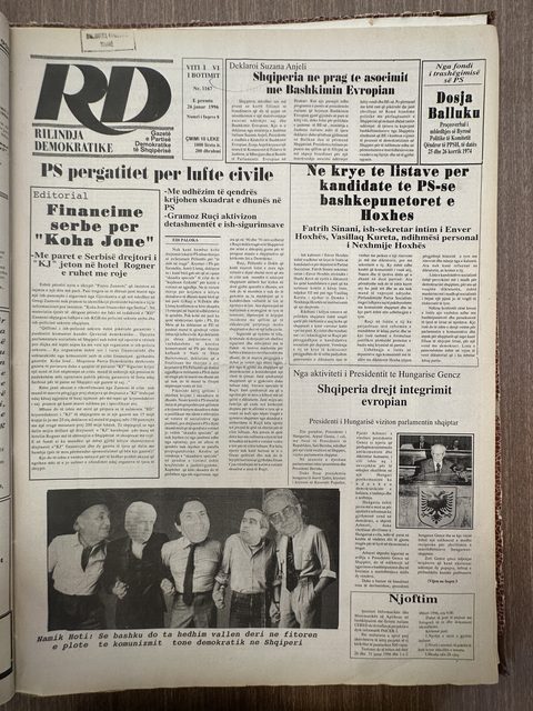 Rilindja Demokratike 1996-01-26