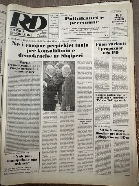 Rilindja Demokratike 1996-01-30