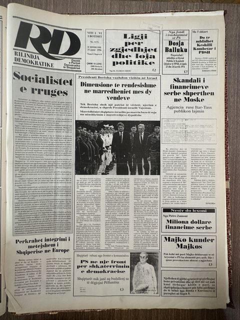 Rilindja Demokratike 1996-01-31