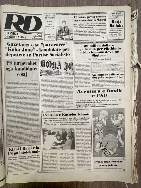 Rilindja Demokratike 1996-02-08