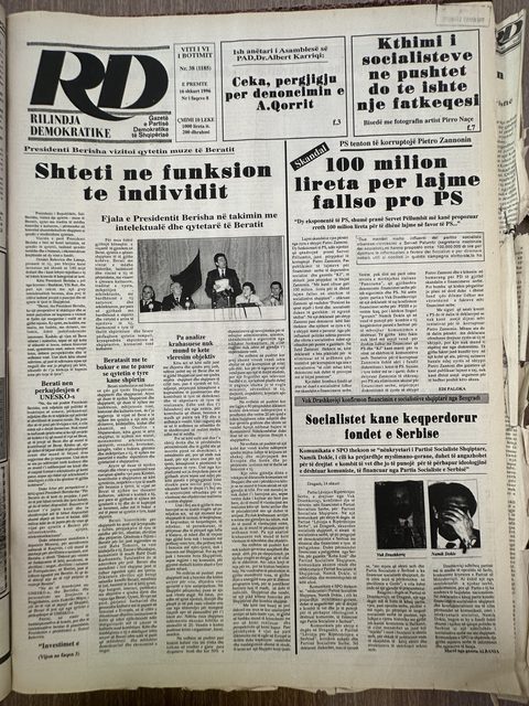 Rilindja Demokratike 1996-09-19