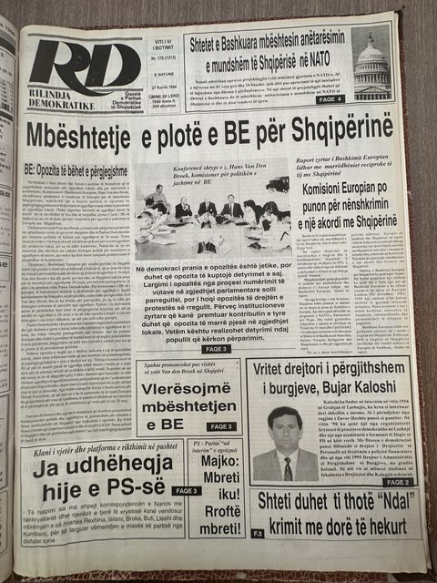 Rilindja Demokratike 1996-07-27