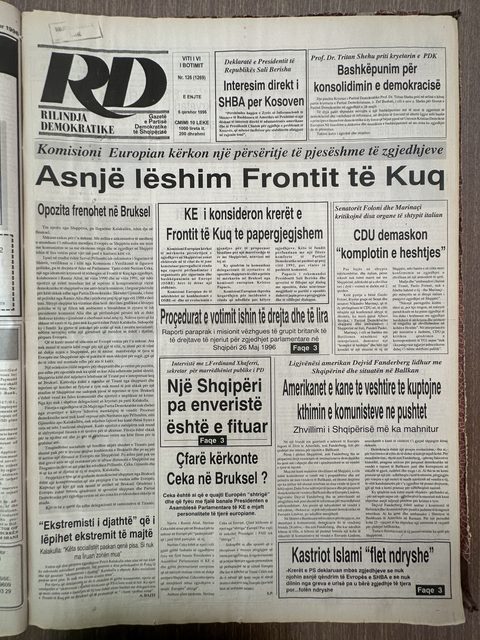 Rilindja Demokratike 1996-06-06
