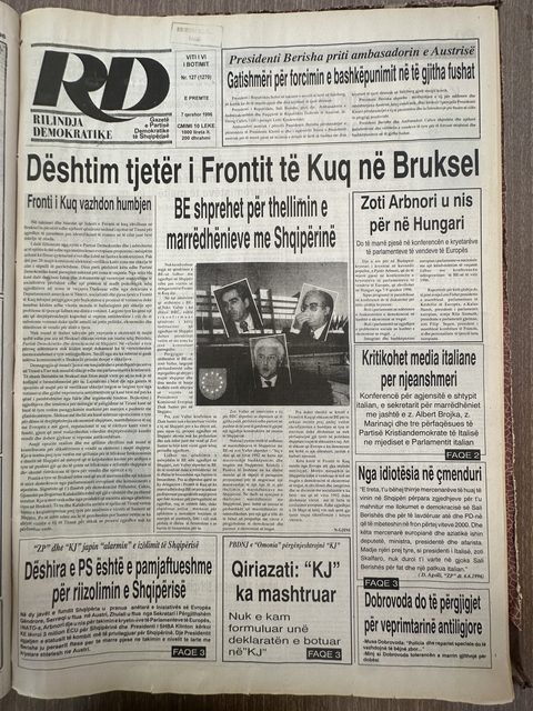 Rilindja Demokratike 1996-06-07