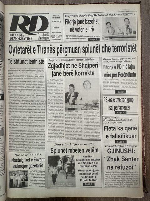 Rilindja Demokratike 1996-06-09