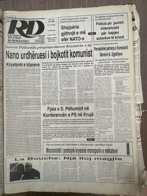 Rilindja Demokratike 1996-08-14
