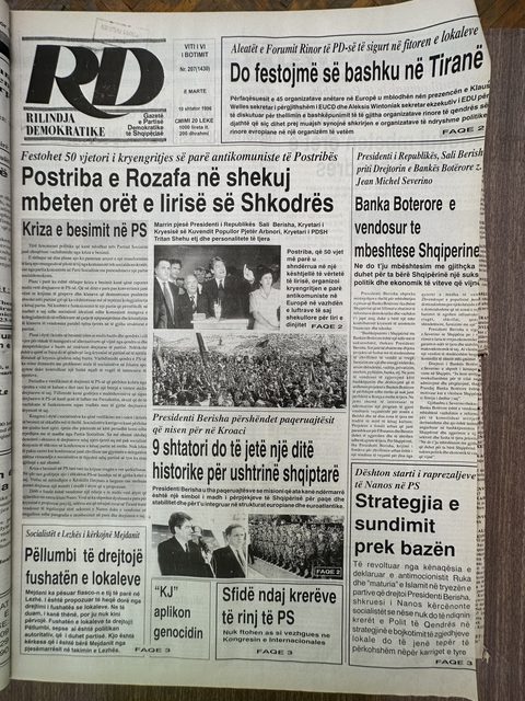 Rilindja Demokratike 1996-09-10