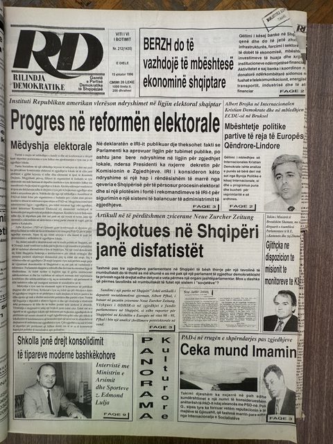 Rilindja Demokratike 1996-09-15