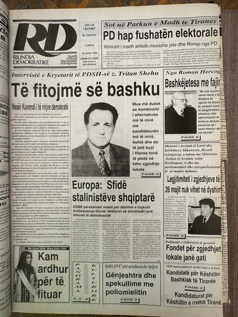 Rilindja Demokratike 1996-09-22