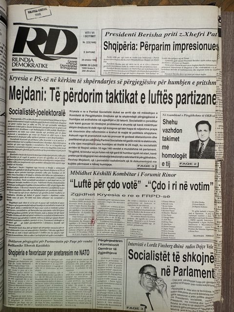 Rilindja Demokratike 1996-09-28