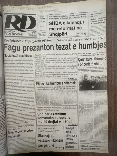 Rilindja Demokratike 1996-10-03