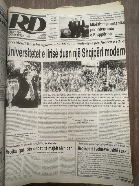 Rilindja Demokratike 1996-10-12