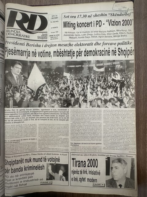Rilindja Demokratike 1996-10-18