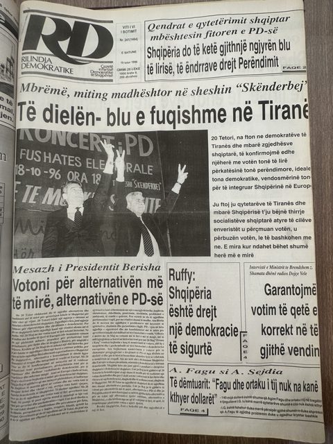 Rilindja Demokratike 1996-10-19