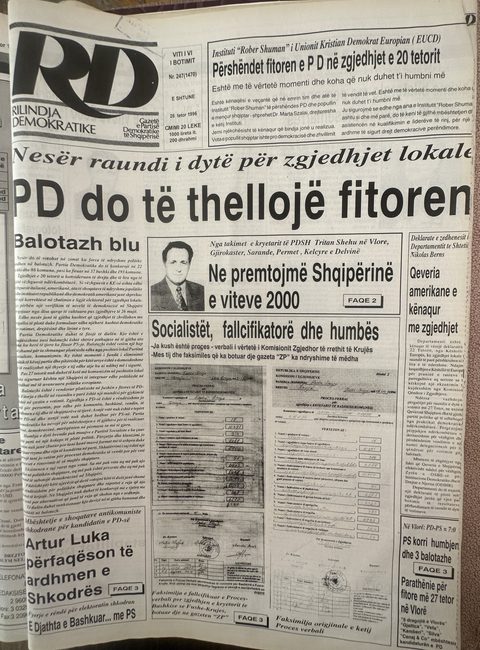 Rilindja Demokratike 1996-10-26