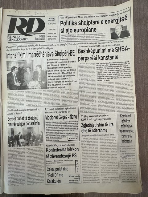 Rilindja Demokratike 1996-11-02