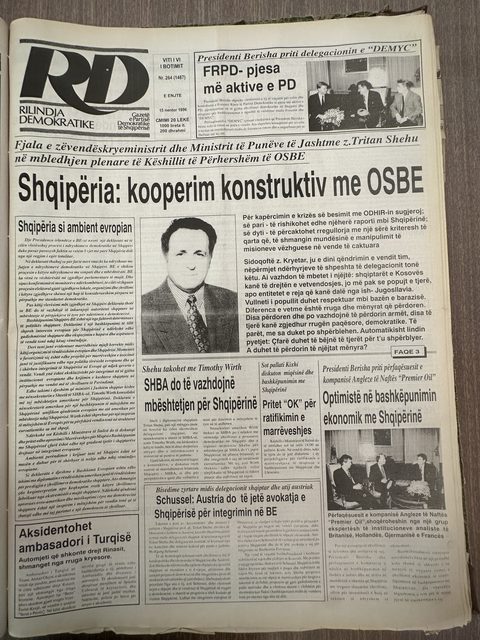 Rilindja Demokratike 1996-11-15