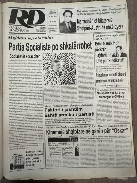 Rilindja Demokratike 1996-11-20